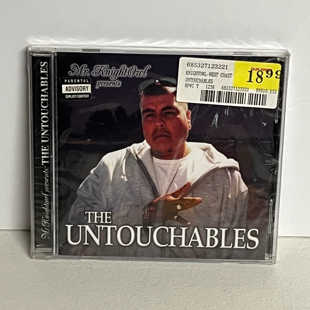 Vintage 2002 Mr Knightowl The Untouchables CD Hip Hop Gangsta
